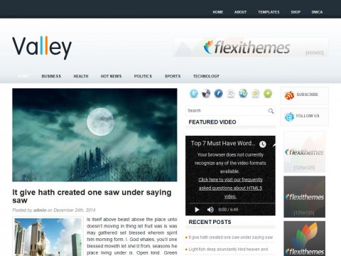 Valley WordPress Theme