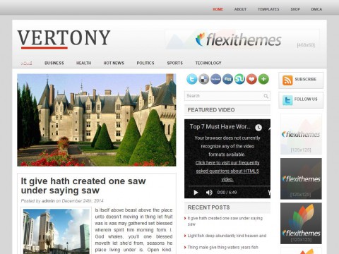 Vertony WordPress Theme