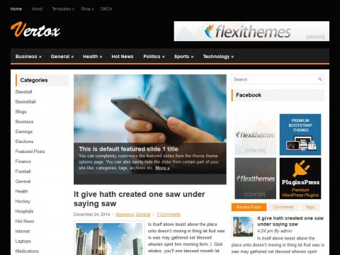 Vertox WordPress Theme
