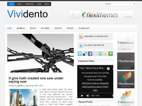 Vividento WordPress Theme