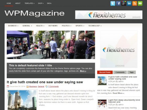 WPMagazine WordPress Theme