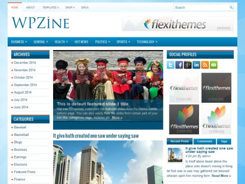 WPZine WordPress Theme