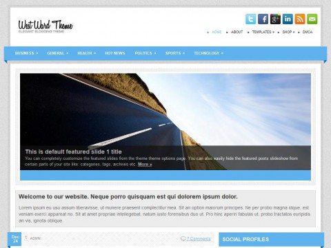 WestWard WordPress Theme