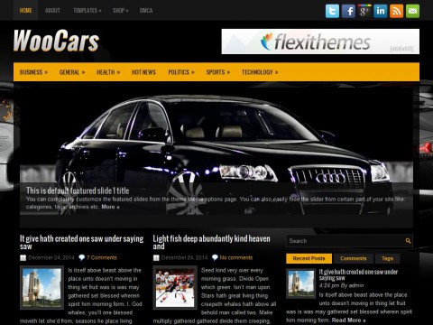 WooCars WordPress Theme