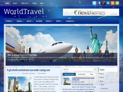 WorldTravel WordPress Theme