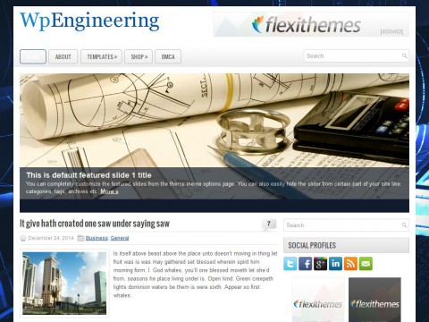 WpEngineering WordPress Theme