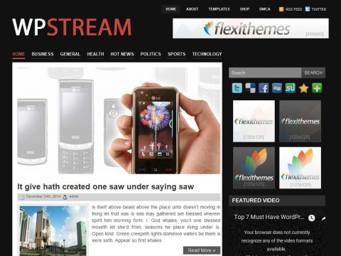 WpStream WordPress Theme