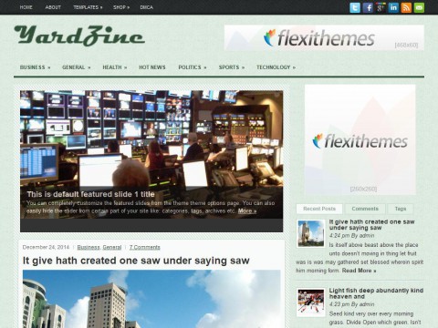 YardZine WordPress Theme