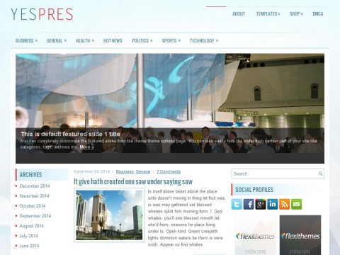 YesPres WordPress Theme