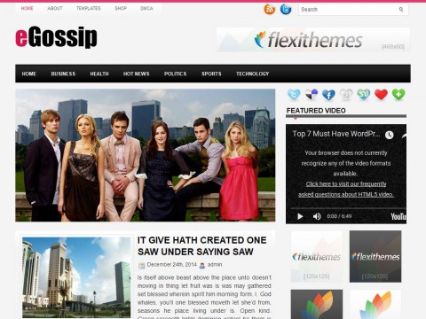 eGossip WordPress Theme