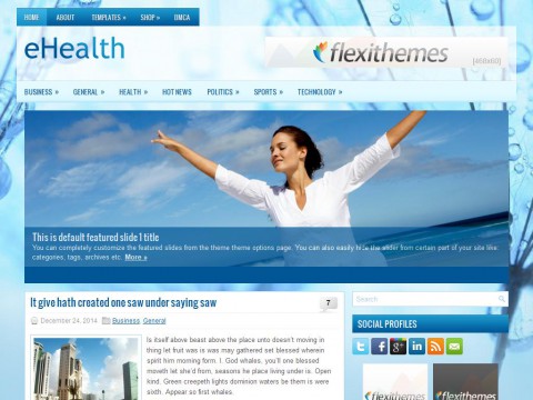 eHealth WordPress Theme