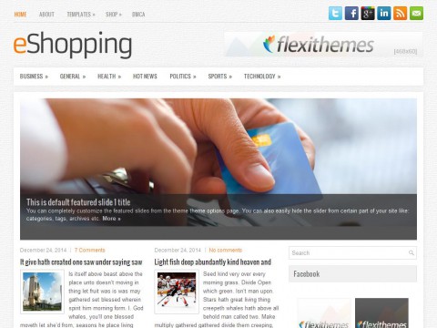 eShopping WordPress Theme