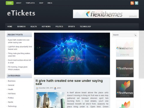 eTickets WordPress Theme