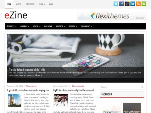 eZine WordPress Theme