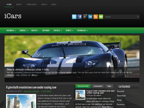 iCars WordPress Theme