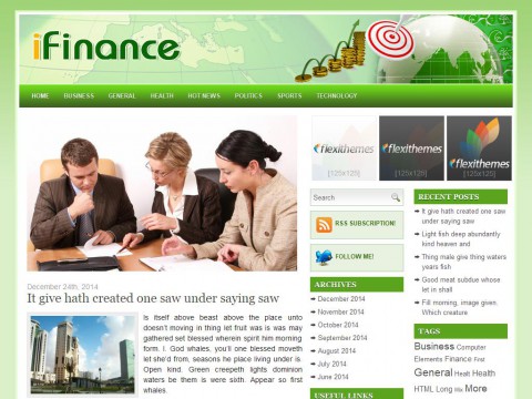 iFinance WordPress Theme