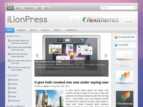 iLionPress WordPress Theme