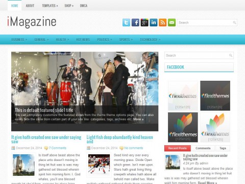 iMagazine WordPress Theme