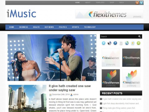 iMusic WordPress Theme