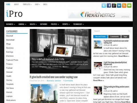 iPro WordPress Theme