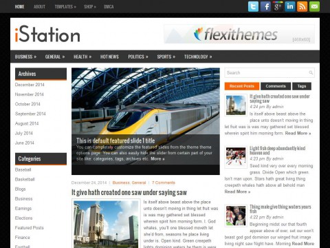 iStation WordPress Theme