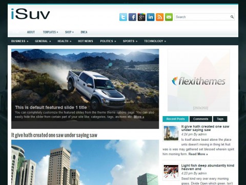 iSuv WordPress Theme