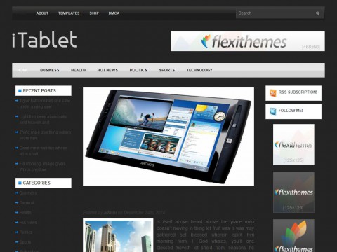 iTablet WordPress Theme