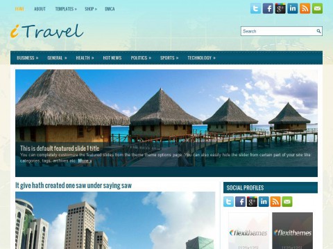 iTravel WordPress Theme