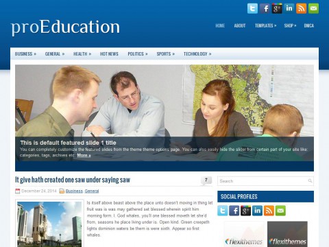 proEducation WordPress Theme