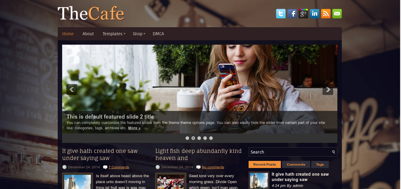 TheCafe WordPress Theme