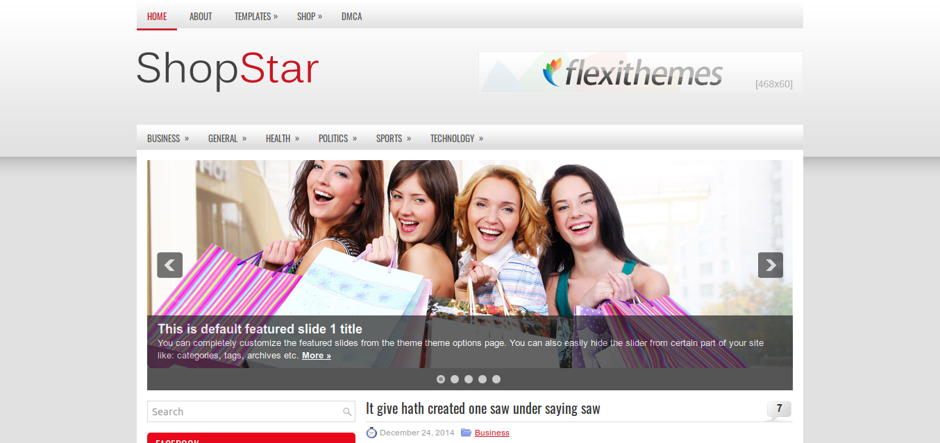 ShopStar WordPress theme