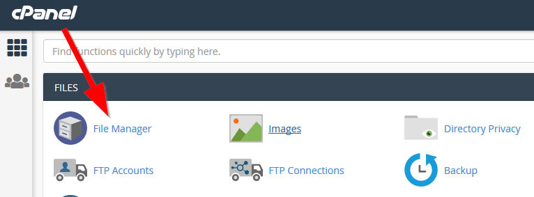 Pinterest Access cPanel's file manager